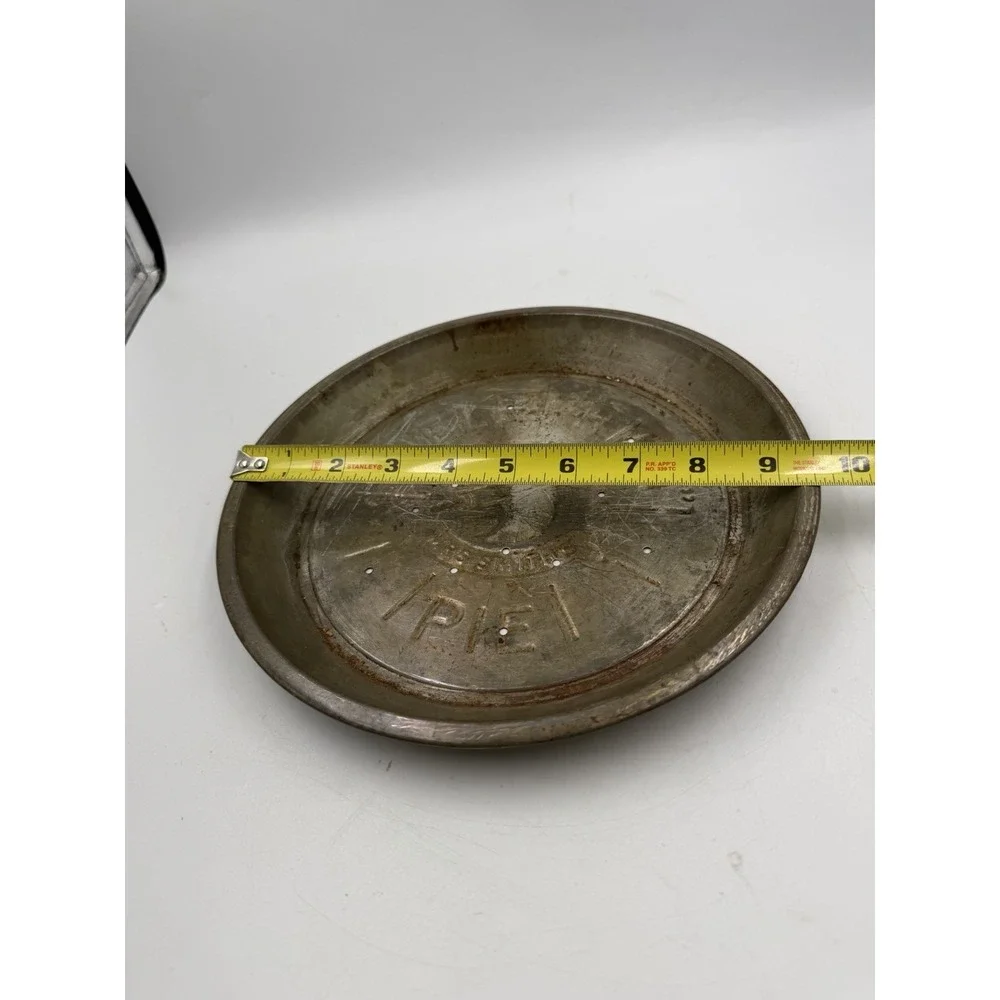 Vintage Mrs. Smith's Mello-Rich Pie Pan - Tin / Metal - 9.5